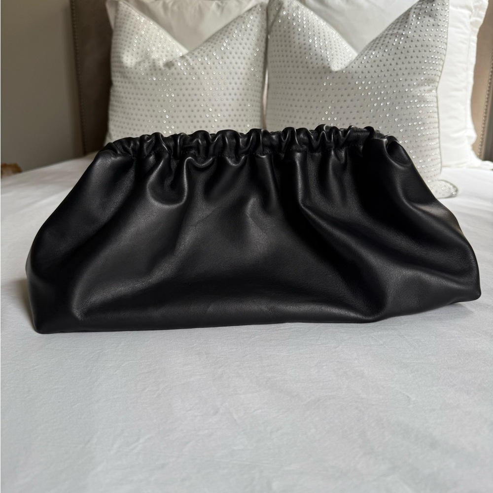 Unbranded Authentic Leather Large Pouch Clutch